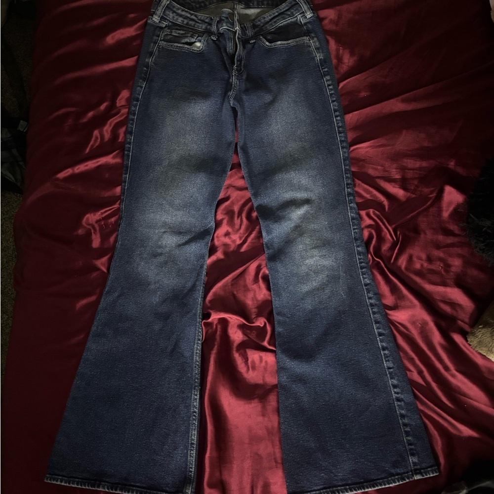 Hollister Dark Blue Flare Jeans